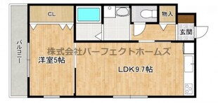 シェルグランデ招提元町Ⅱの物件間取画像